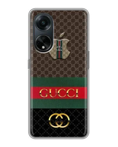 Чохол для OPPO A98 з картинкою «Gucci — брендований десерт»