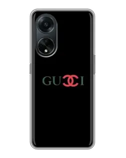 Чохол для OPPO A98 з картинкою «Gucci — червоний градієнт»