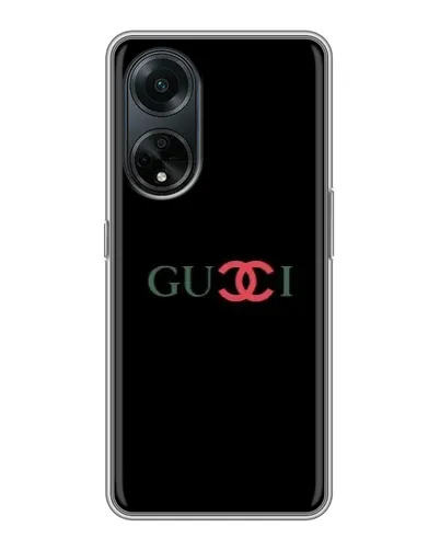 Чохол для OPPO A98 з картинкою «Gucci — червоний градієнт»
