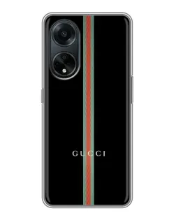 Чохол для OPPO A98 з картинкою «Gucci — строга лінія» Чохол для OPPO A98 з картинкою «Gucci — строга лінія»