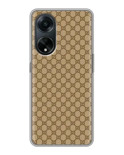 Чохол для OPPO A98 з картинкою «Gucci — класичний беж» Чохол для OPPO A98 з картинкою «Gucci — класичний беж»