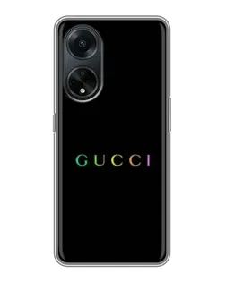 Чохол для OPPO A98 з картинкою «Gucci — неоновий мінімалізм» Чохол для OPPO A98 з картинкою «Gucci — неоновий мінімалізм»
