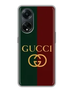 Чохол для OPPO A98 з картинкою «Gucci — темно-зелений градієнт» Чохол для OPPO A98 з картинкою «Gucci — темно-зелений градієнт»