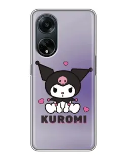 Чохол для OPPO A98 з картинкою «Kuromi — фіолетовий арт»