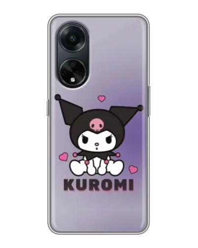 Чохол для OPPO A98 з картинкою «Kuromi — фіолетовий арт» Чохол для OPPO A98 з картинкою «Kuromi — фіолетовий арт»