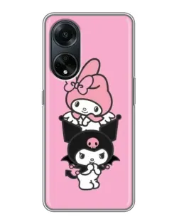 Чохол для OPPO A98 з картинкою «My Melody та Kuromi»