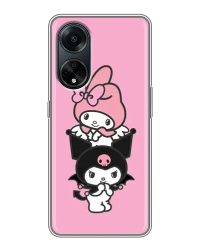 Чохол для OPPO A98 з картинкою «My Melody та Kuromi» Чохол для OPPO A98 з картинкою «My Melody та Kuromi»