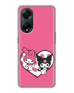 Чохол для OPPO A98 з картинкою «Kuromi та My Melody»