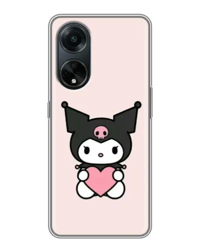 Чохол для OPPO A98 з картинкою «Kuromi та серце» Чохол для OPPO A98 з картинкою «Kuromi та серце»
