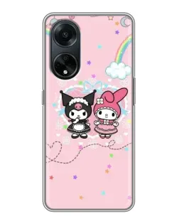 Чохол для OPPO A98 з картинкою «My Melody та Kuromi»