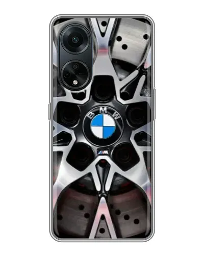 Чехол для OPPO A98 с картинкой «BMW — деталь диска»
