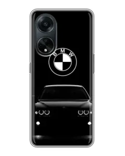 Чехол для OPPO A98 с картинкой «BMW — взгляд из темноты»