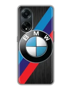 Чехол для OPPO A98 с картинкой «BMW M-stripes стиль»