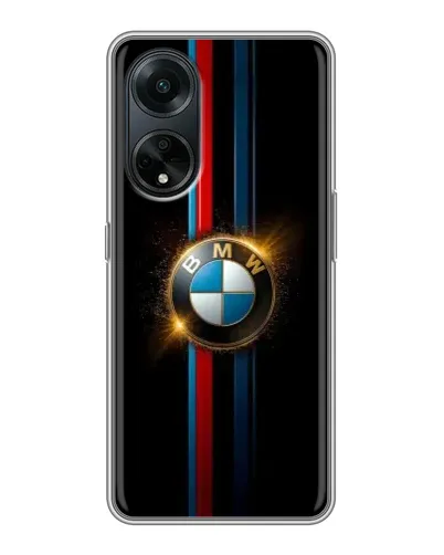 Чехол для OPPO A98 с картинкой «BMW M-Power неон»