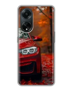 Чехол для OPPO A98 с картинкой «Осенняя BMW M4»