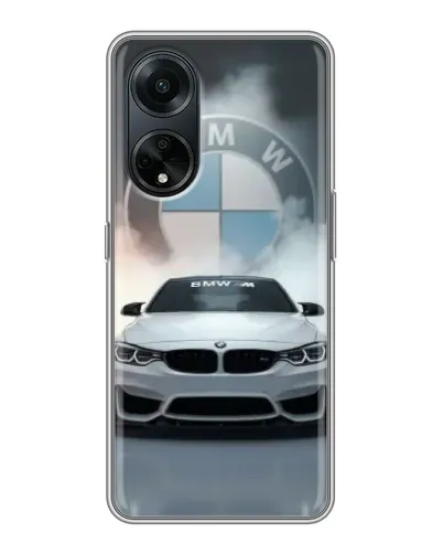 Чехол для OPPO A98 с картинкой «BMW в белом дыму» Чехол для OPPO A98 с картинкой «BMW в белом дыму»