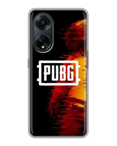 Чехол для OPPO A98 с картинкой «Яркий логотип PUBG» Чехол для OPPO A98 с картинкой «Яркий логотип PUBG»