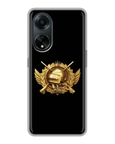 Чехол для OPPO A98 с картинкой «PUBG — оранжевый градиент» Чехол для OPPO A98 с картинкой «PUBG — оранжевый градиент»