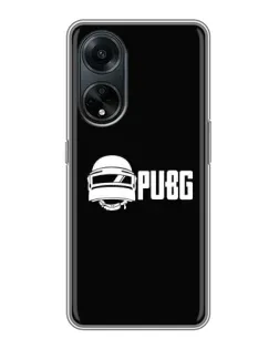 Чехол для OPPO A98 с картинкой «PUBG — классический лого»