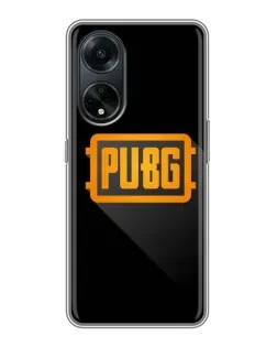 Чехол для OPPO A98 с картинкой «PUBG — рамка лого»