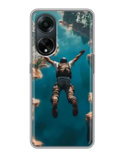 Чехол для OPPO A98 с картинкой «PUBG — свободное падение» Чехол для OPPO A98 с картинкой «PUBG — свободное падение»