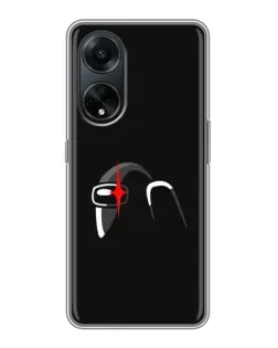 Чохол для OPPO A98 з картинкою «Among Us шолом»
