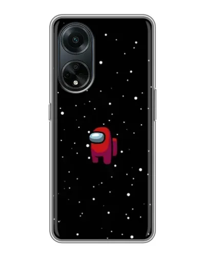 Чохол для OPPO A98 з картинкою «Червоний Among Us»