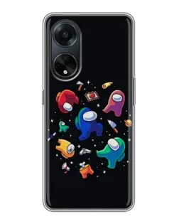 Чохол для OPPO A98 з картинкою «Among Us космос»