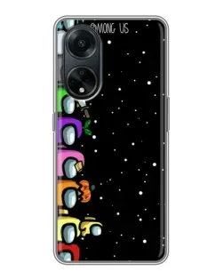 Чохол для OPPO A98 з картинкою «Команда Among Us»