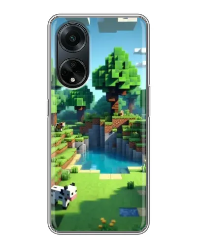Чехол для OPPO A98 с картинкой «Minecraft летний день» Чехол для OPPO A98 с картинкой «Minecraft летний день»