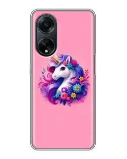 Чехол для OPPO A98 с картинкой «Сказочный единорог»