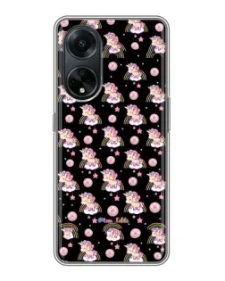 Чехол для OPPO A98 с картинкой «Magic Unicorn паттерн»