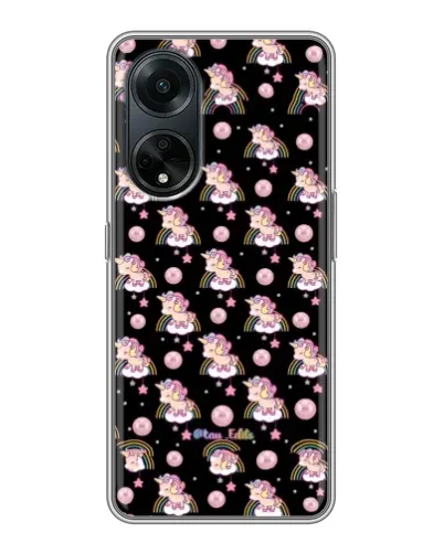 Чехол для OPPO A98 с картинкой «Magic Unicorn паттерн» Чехол для OPPO A98 с картинкой «Magic Unicorn паттерн»