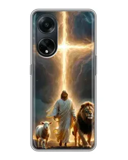 Чохол для OPPO A98 з картинкою «Лев Юди та Світло»