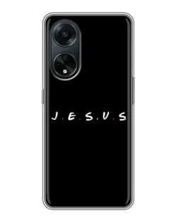 Чохол для OPPO A98 з картинкою «Крапки віри J.E.S.U.S.»