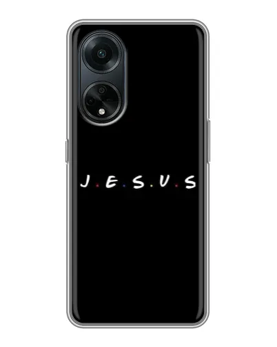 Чохол для OPPO A98 з картинкою «Крапки віри J.E.S.U.S.»