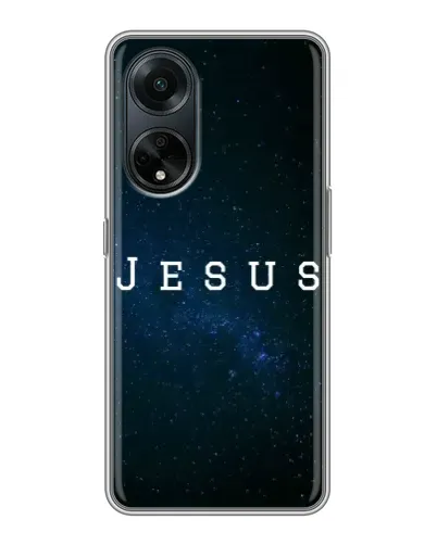 Чохол для OPPO A98 з картинкою «Зоряне небо Jesus»