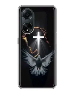 Чохол для OPPO A98 з картинкою «Голуб та Світло»