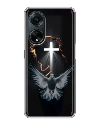 Чохол для OPPO A98 з картинкою «Голуб та Світло»