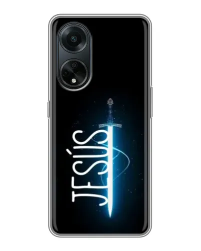 Чохол для OPPO A98 з картинкою «Меч Духа Jesus»