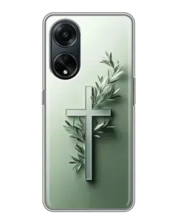 Чехол для OPPO A98 с картинкой «Оливковая ветвь»