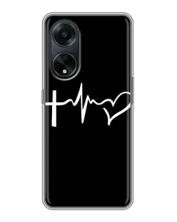 Чехол для OPPO A98 с картинкой «Пульс веры»