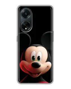 Чехол для OPPO A98 с картинкой «Улыбающийся Микки Маус»