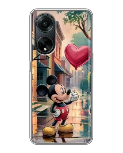Чехол для OPPO A98 с картинкой «Микки и шарик-сердце» Чехол для OPPO A98 с картинкой «Микки и шарик-сердце»