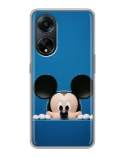 Чехол для OPPO A98 с картинкой «Микки выглядывает»