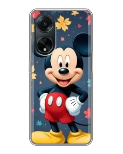 Чехол для OPPO A98 с картинкой «Осенний Mickey Mouse»
