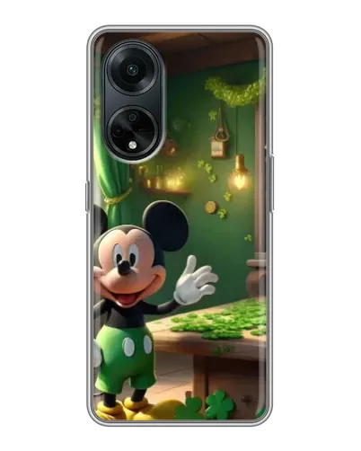 Чехол для OPPO A98 с картинкой «Микки в мастерской» Чехол для OPPO A98 с картинкой «Микки в мастерской»