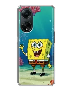 Чехол для OPPO A98 с картинкой «Подводный привет»