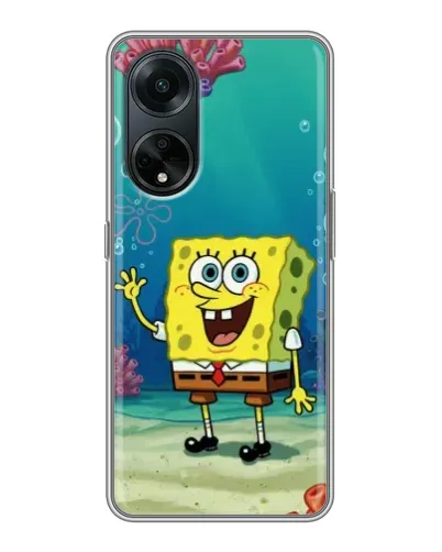 Чехол для OPPO A98 с картинкой «Подводный привет» Чехол для OPPO A98 с картинкой «Подводный привет»