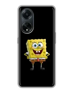Чехол для OPPO A98 с картинкой «Классический Губка Боб»